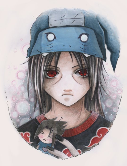 Raditz 2: Bedtime_Itachi_portrait