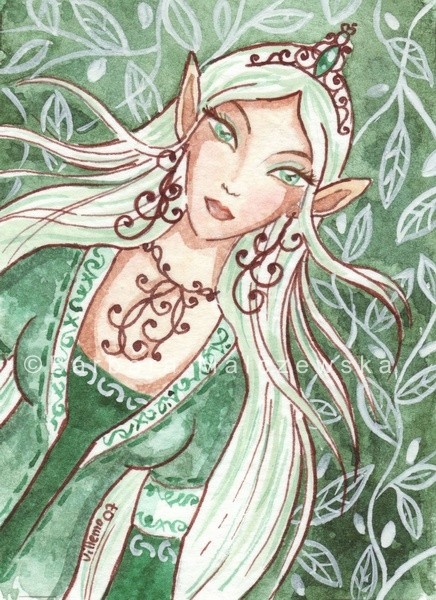 Villemo 3: ACEO Elven Princess