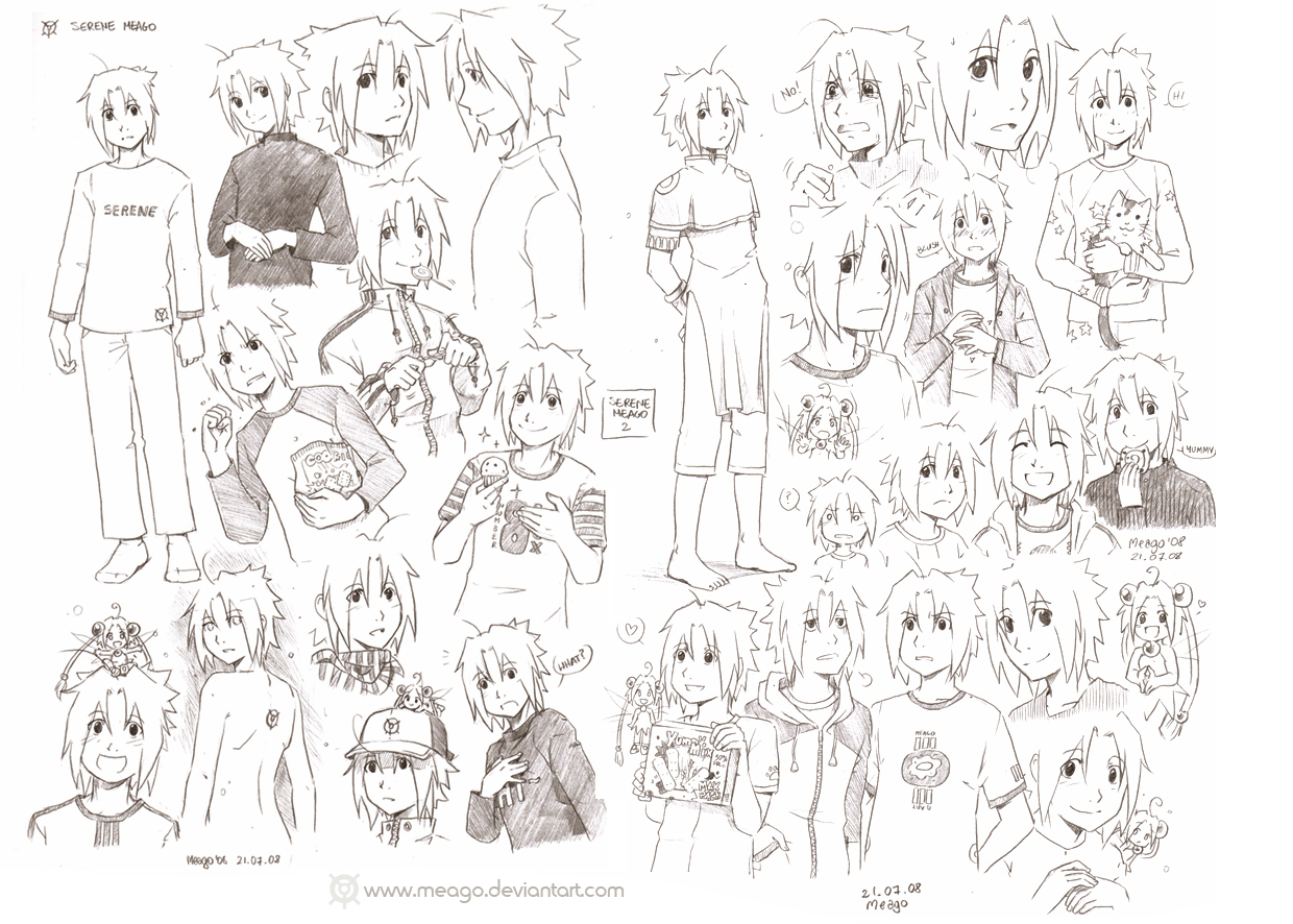 Meago 3: MS sketches